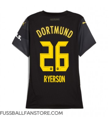 Borussia Dortmund Julian Ryerson #26 Replik Auswärtstrikot Damen 2024-25 Kurzarm